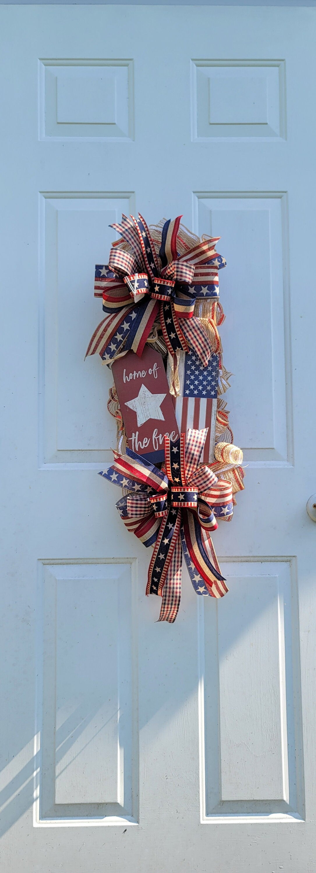 Patriotic Swag/wreath ~ USA Home Décor