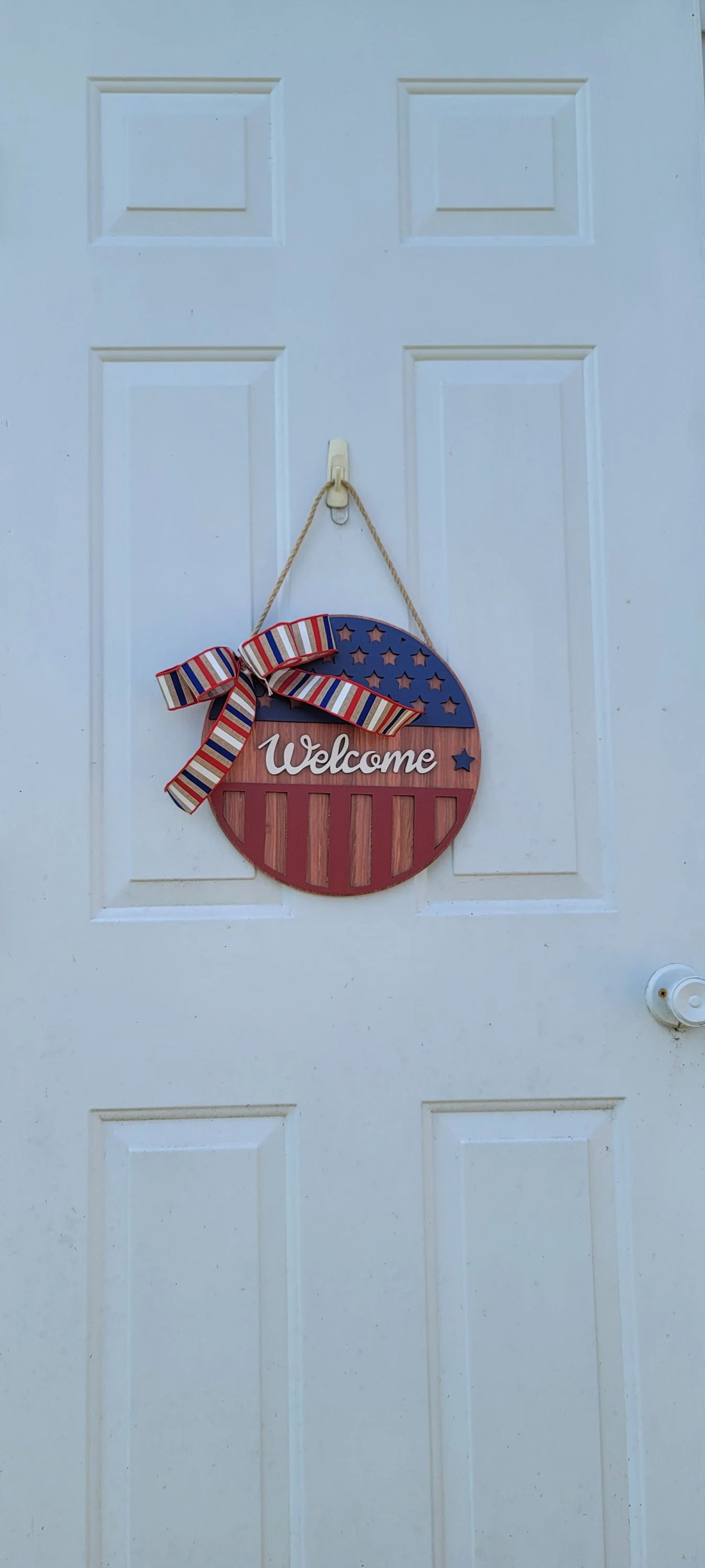 Welcome Sign ~ front door hanger