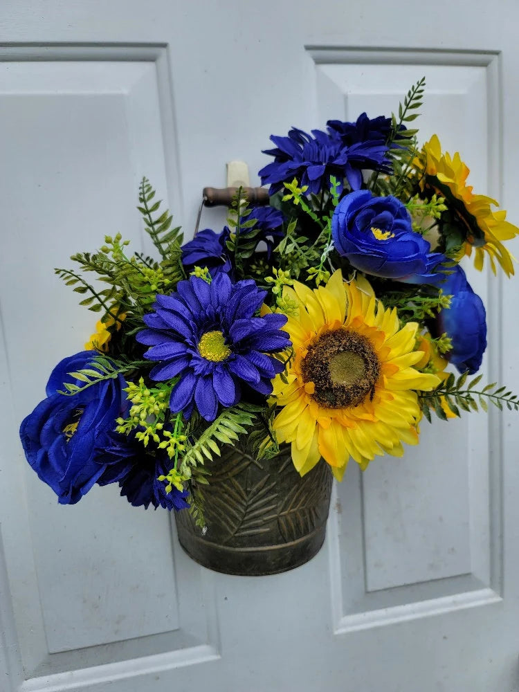 Sunflower wall/door hanger
