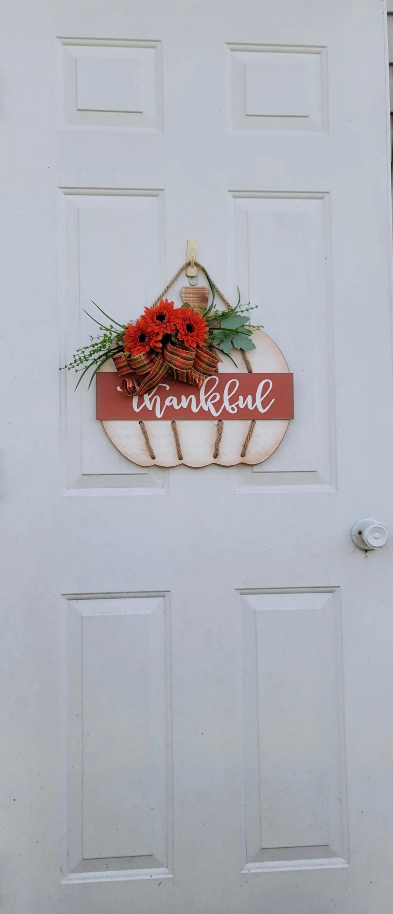 Pumpkin Sign ~ Thankful
