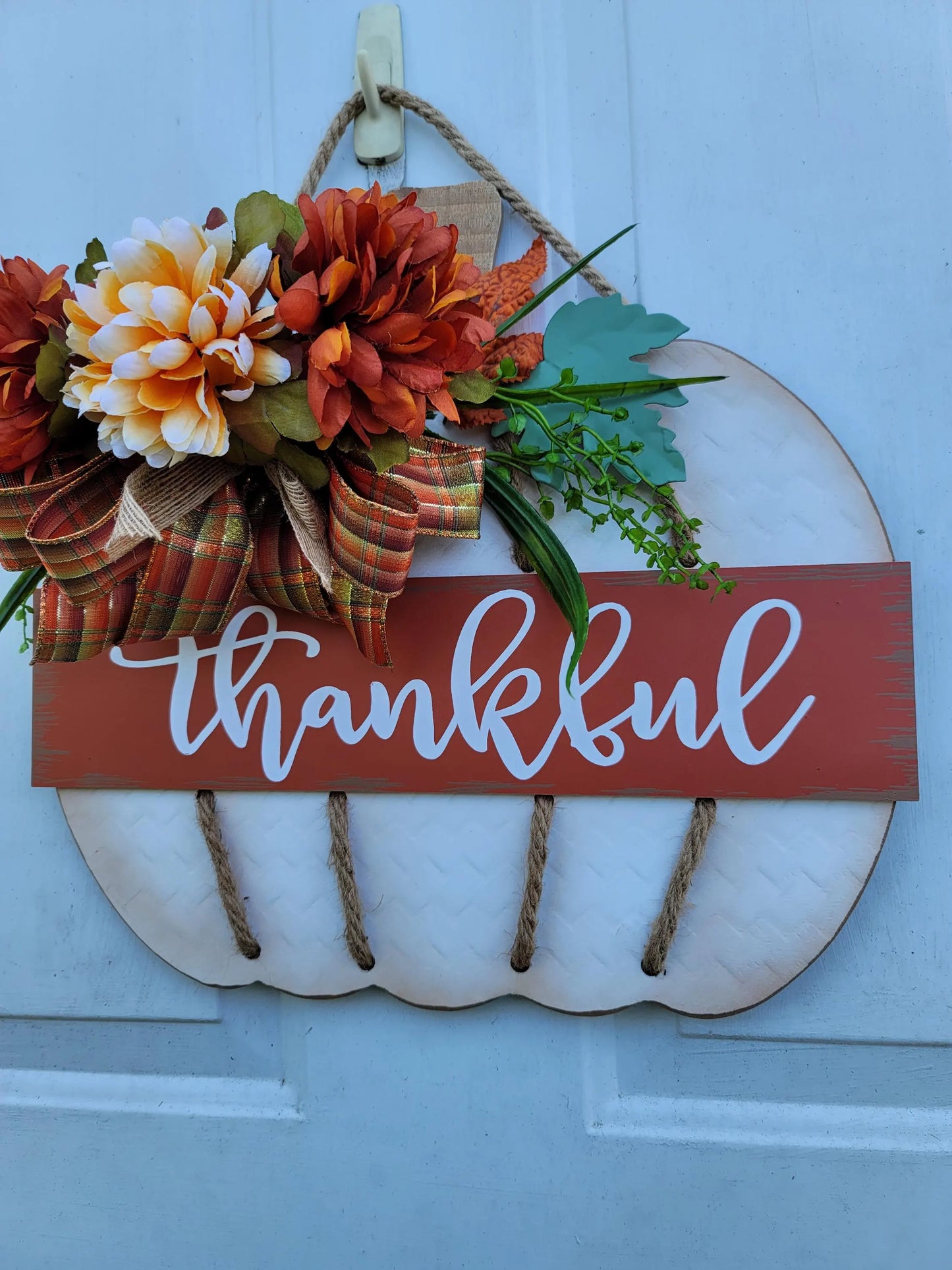 Pumpkin Welcome Sign