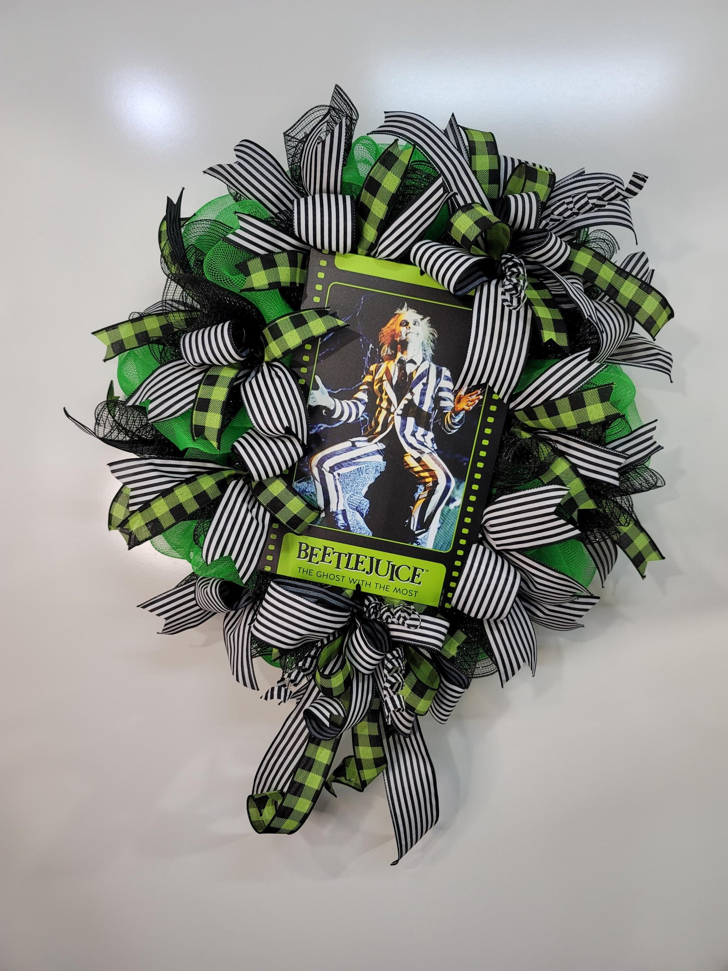 Beetle Juice Wreath ~ Customizable ~ Made to order
