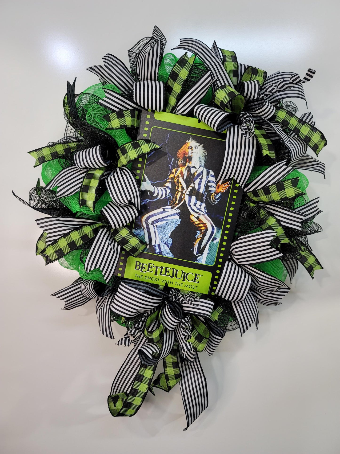 Beetle Juice Wreath ~ Customizable ~ Made to order