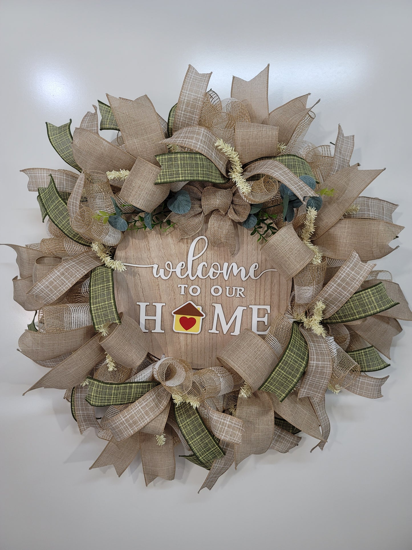 Welcome Wreath ~ Customizable ~ Made to Order