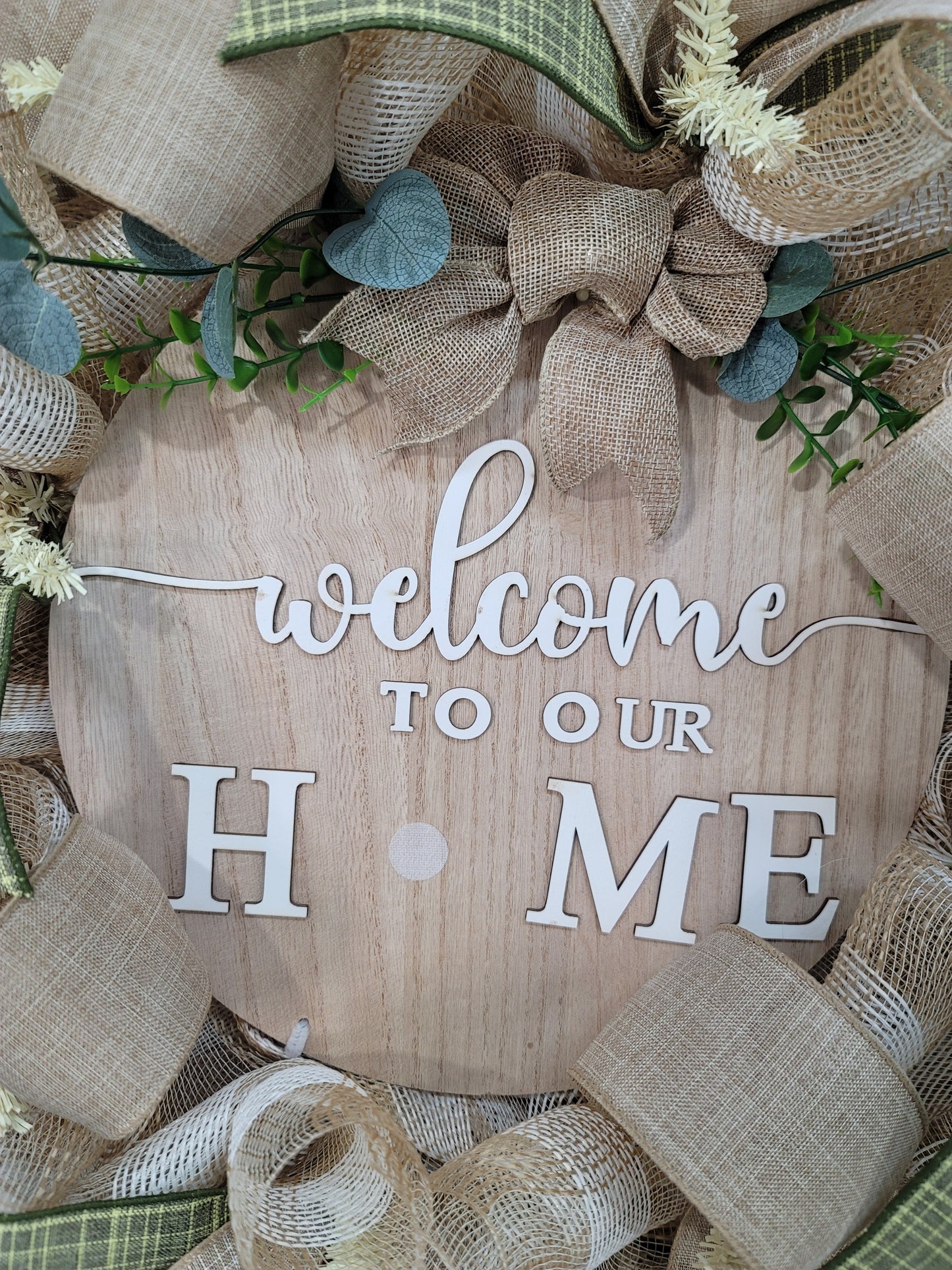 Welcome Wreath ~ Customizable ~ Made to Order