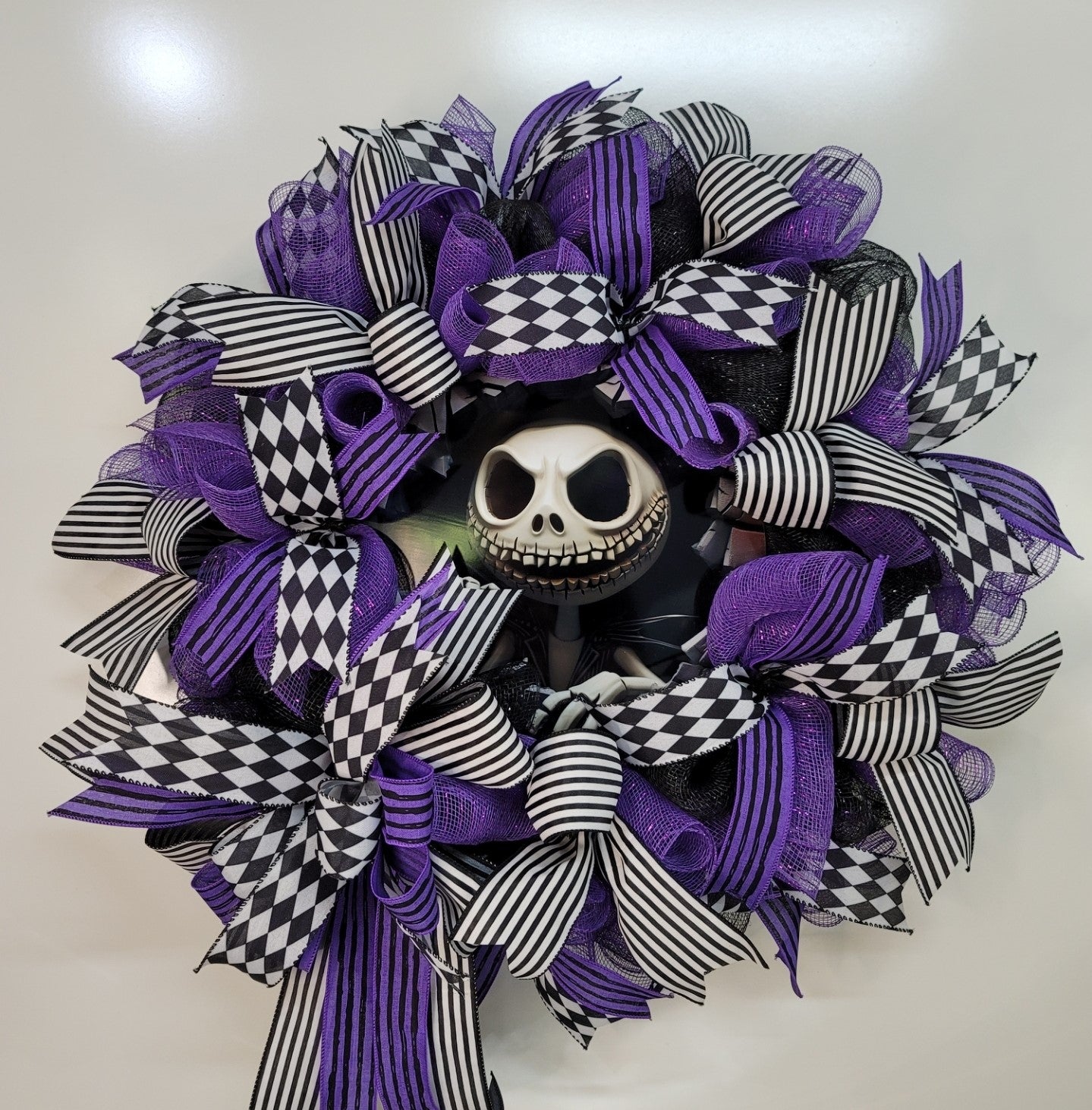 Halloween Wreath ~ Jack Skellington ~ Customizable