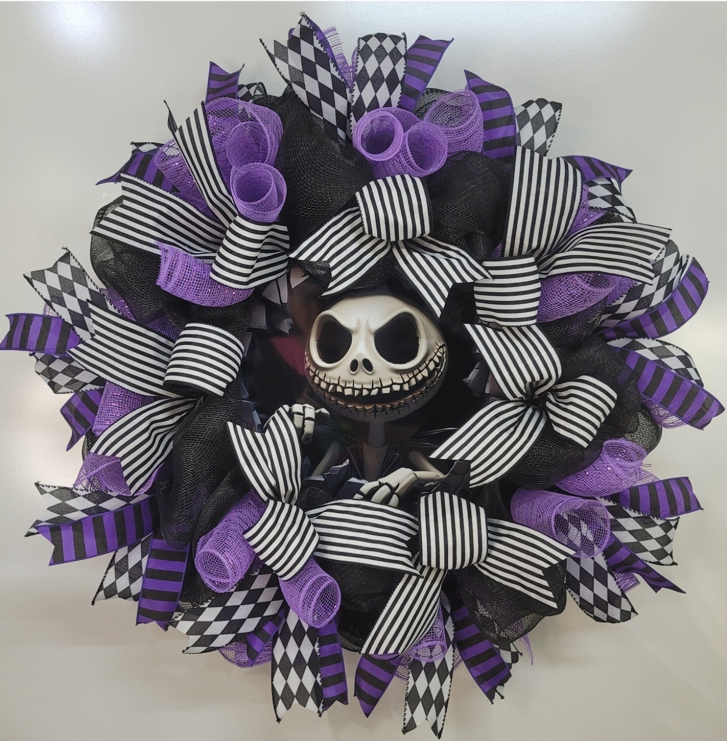 Halloween Wreath ~ Jack Skellington ~ Customizable