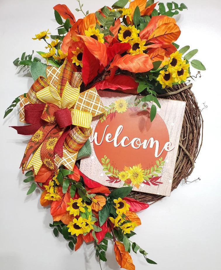 Fall Welcome Wreath