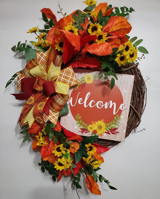 Fall Welcome Wreath