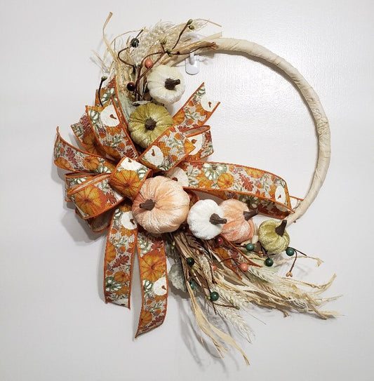 Pumpkin door hanger
