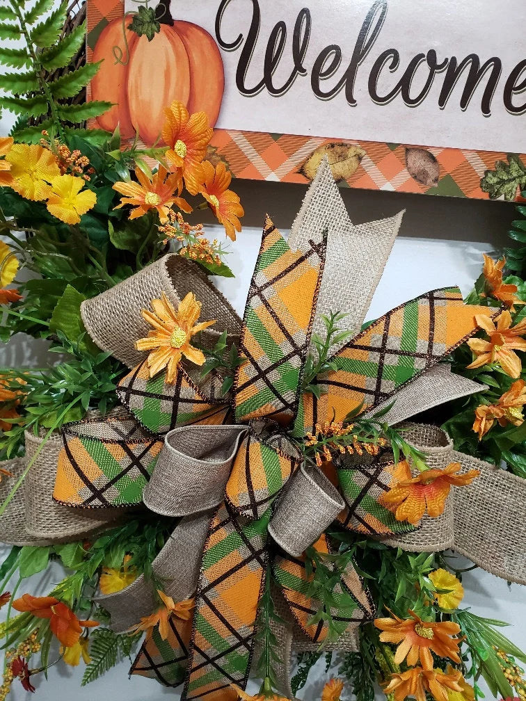 Fall Welcome Wreath