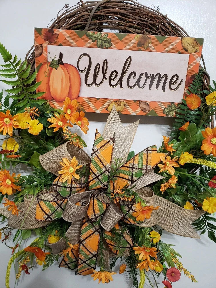 Fall Welcome Wreath
