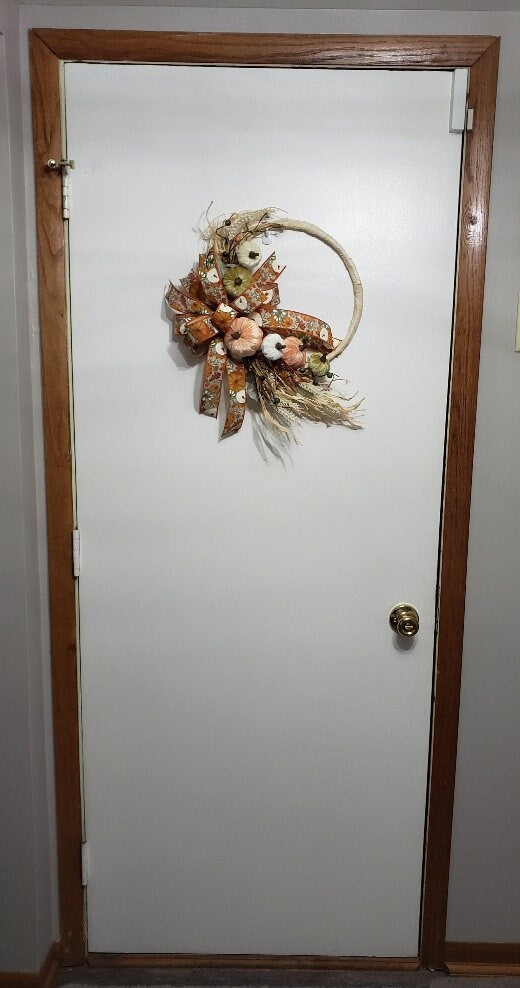 Pumpkin door hanger
