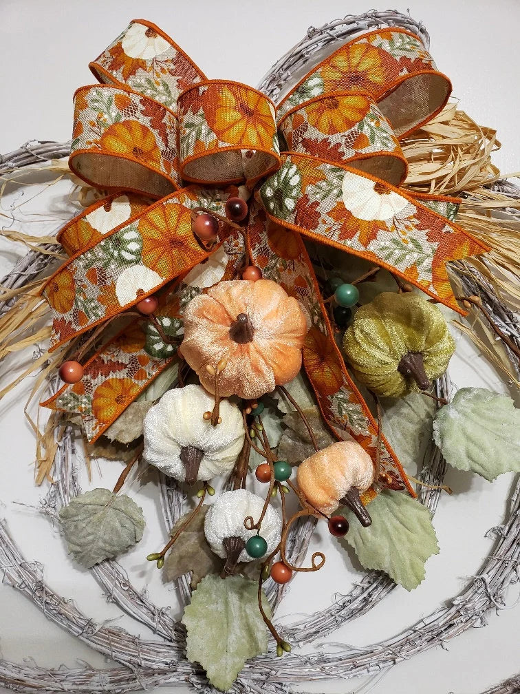 Pumpkin wall/door hanger