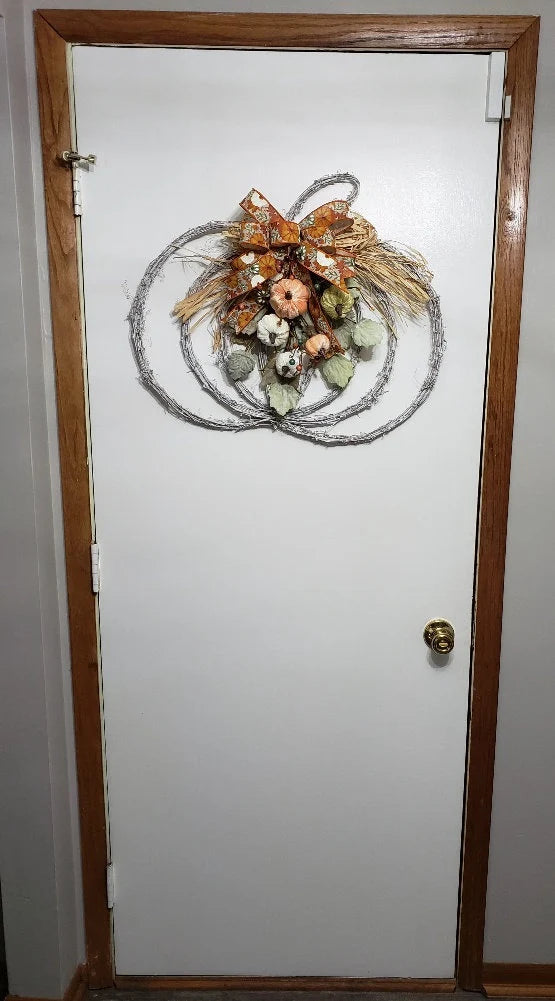 Pumpkin wall/door hanger