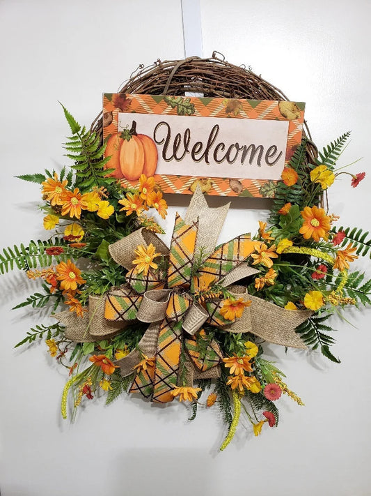 Fall Welcome Wreath