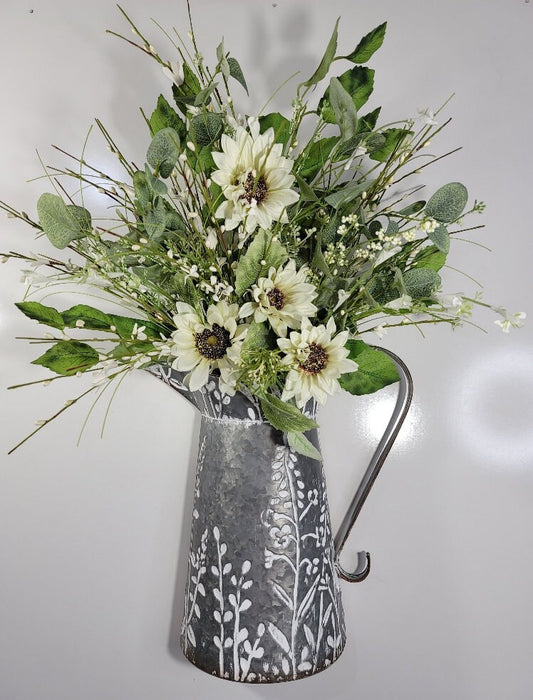 White Sunflower floral