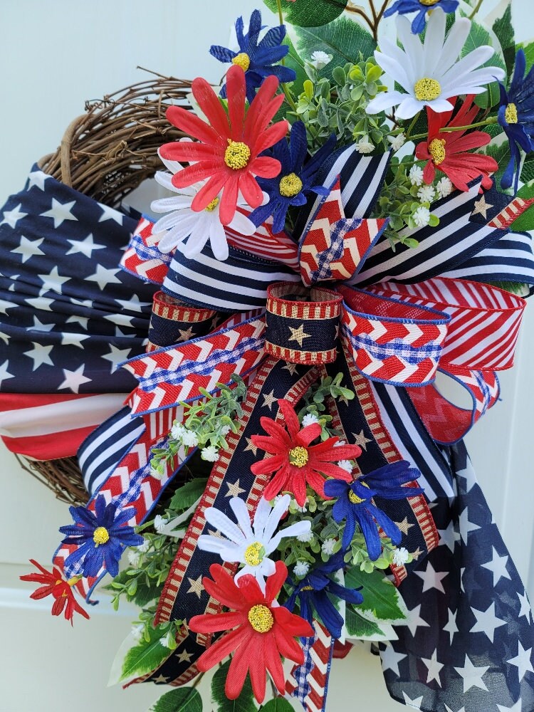 Patriotic Wreath ~ USA Home Décor