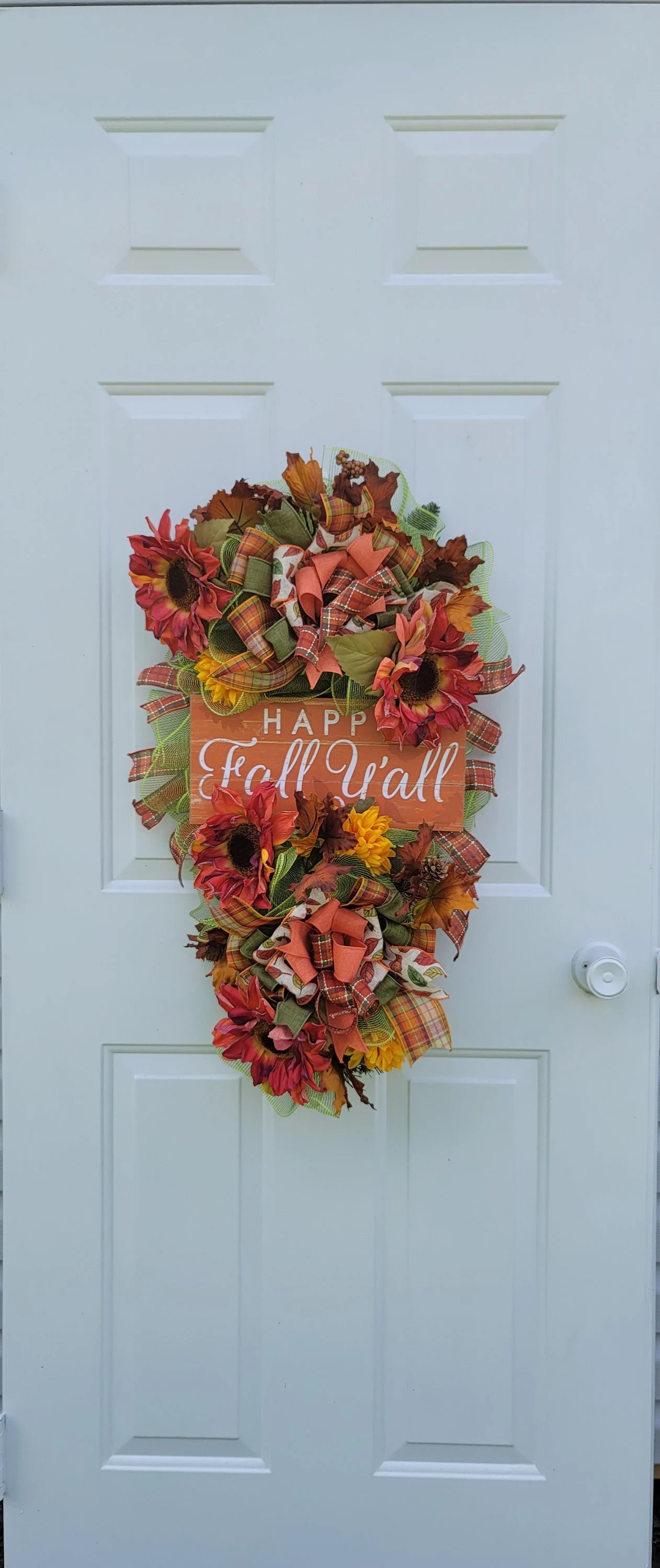 Fall Wreath/Swag ~ Happy Fall Y'All