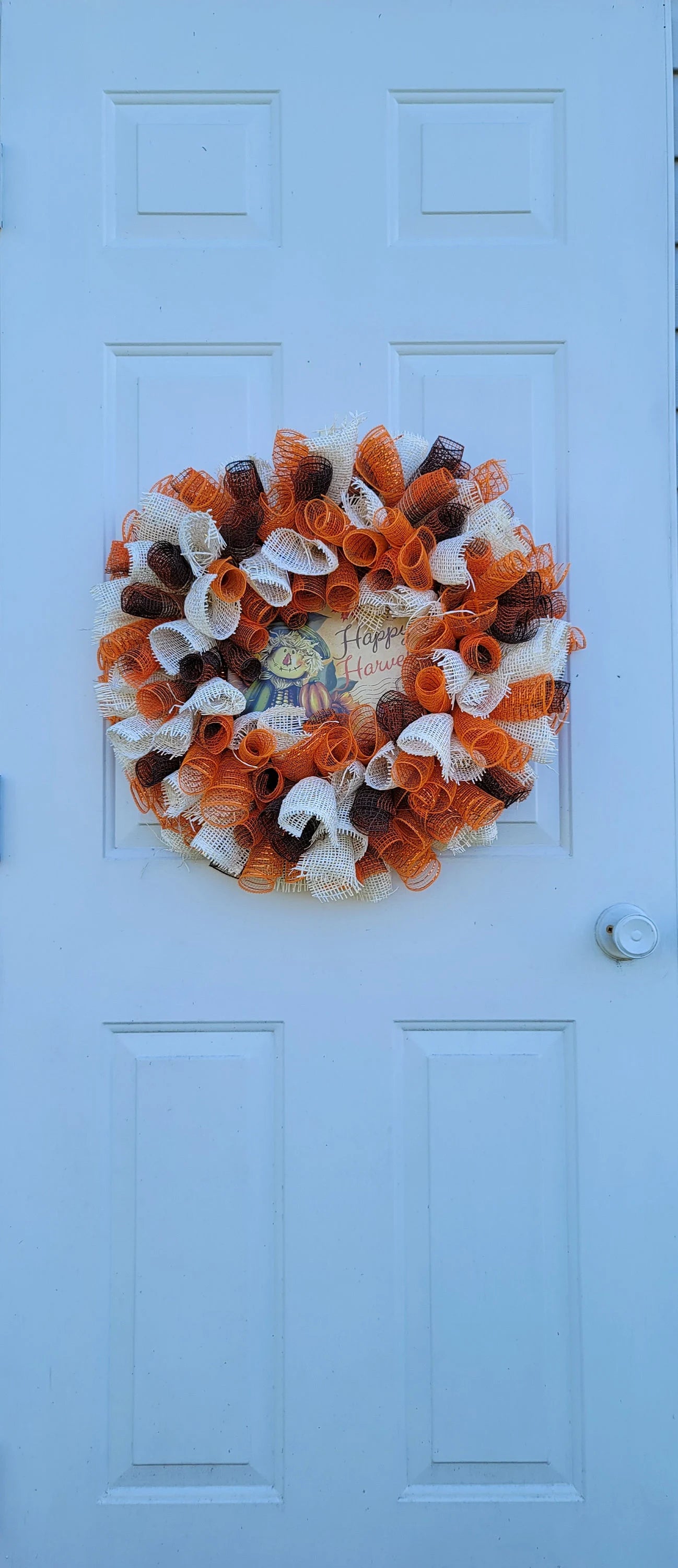 Fall Welcome Wreath ~ Scarecrow