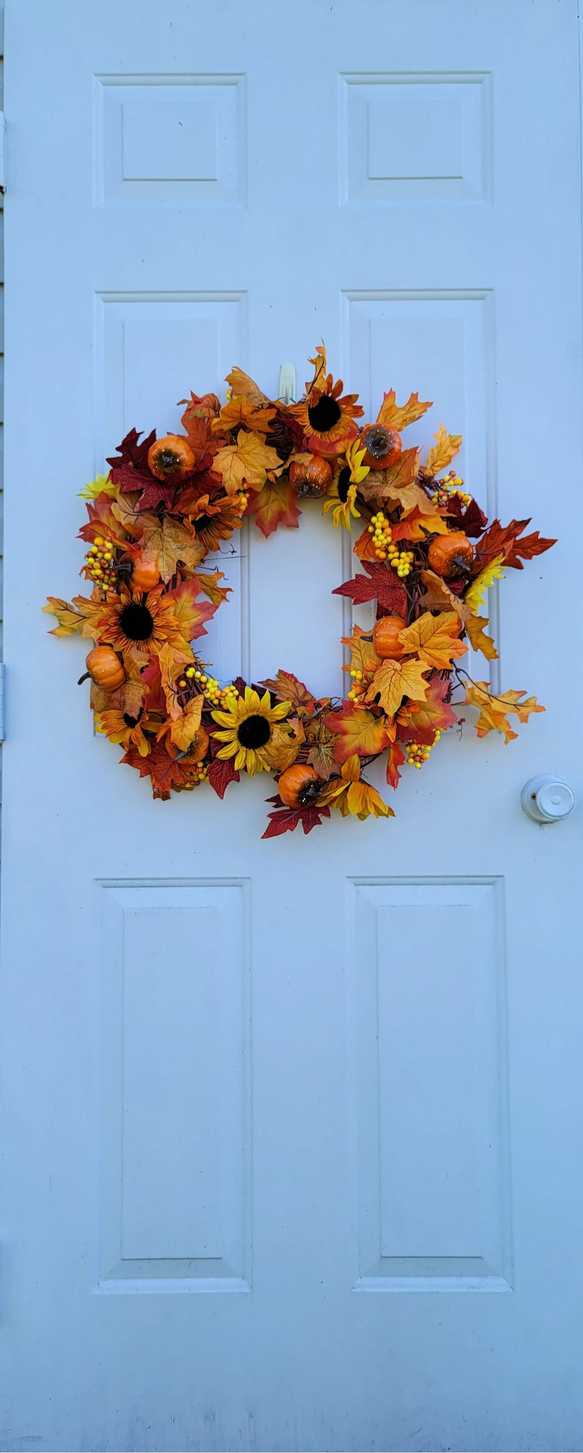 Fall Floral Welcome Wreath
