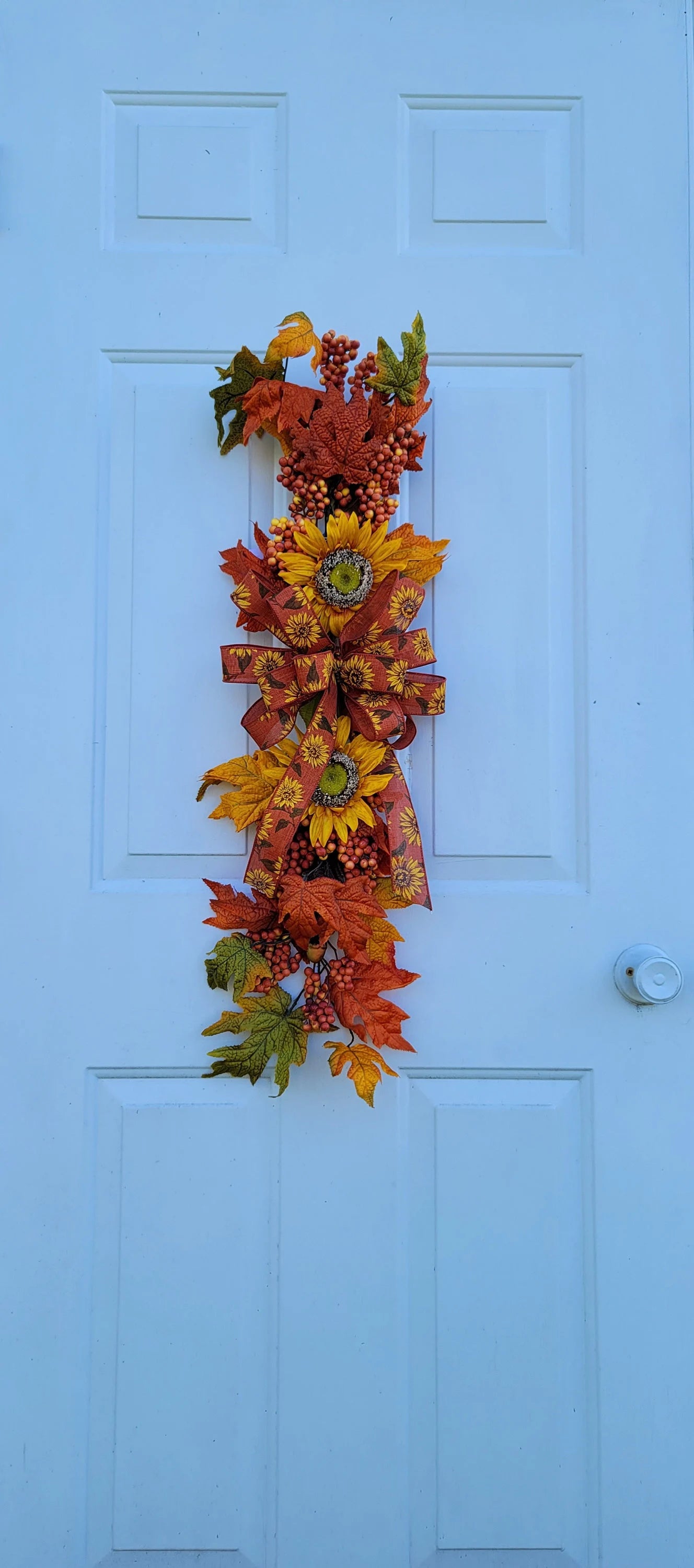 Fall Swag/Wreath ~ Sunflowers