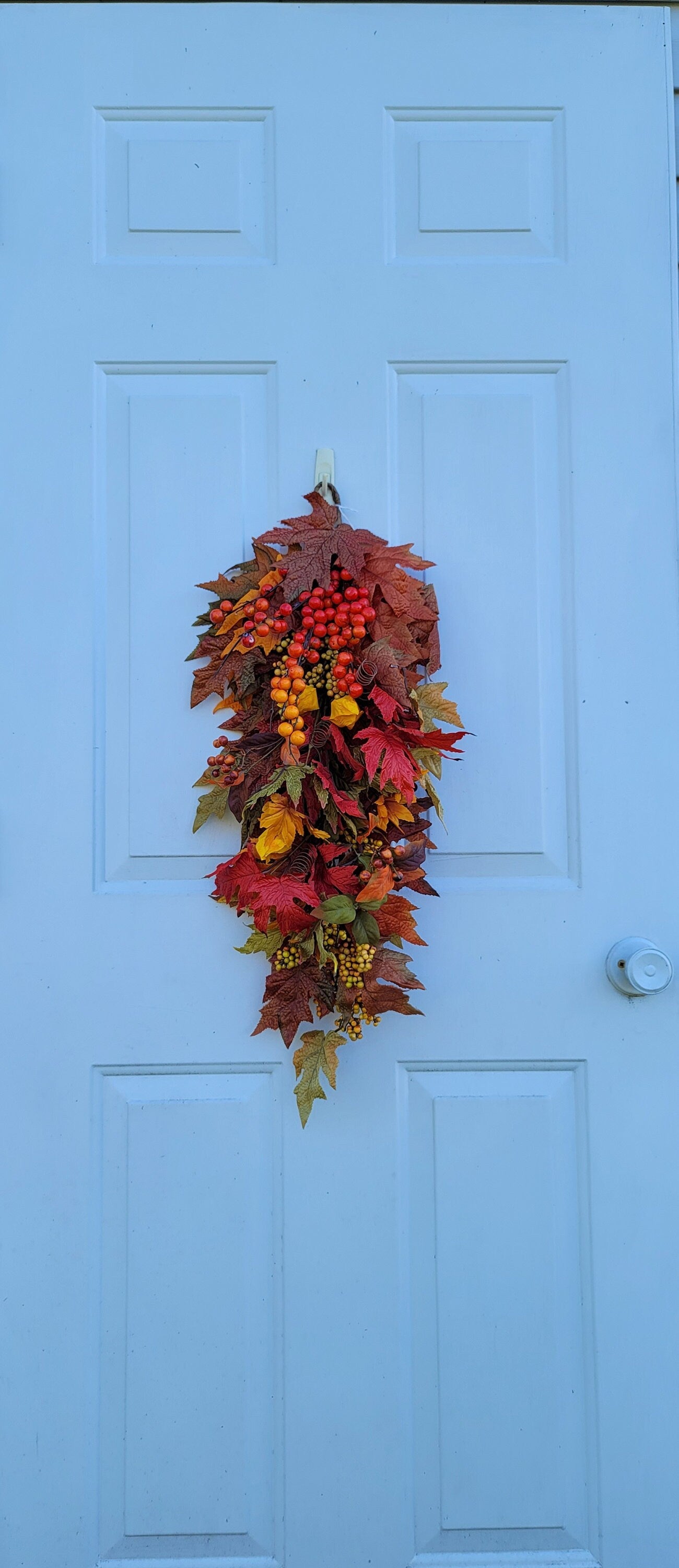 Fall swag/wreath ~ Tear Drop Swag
