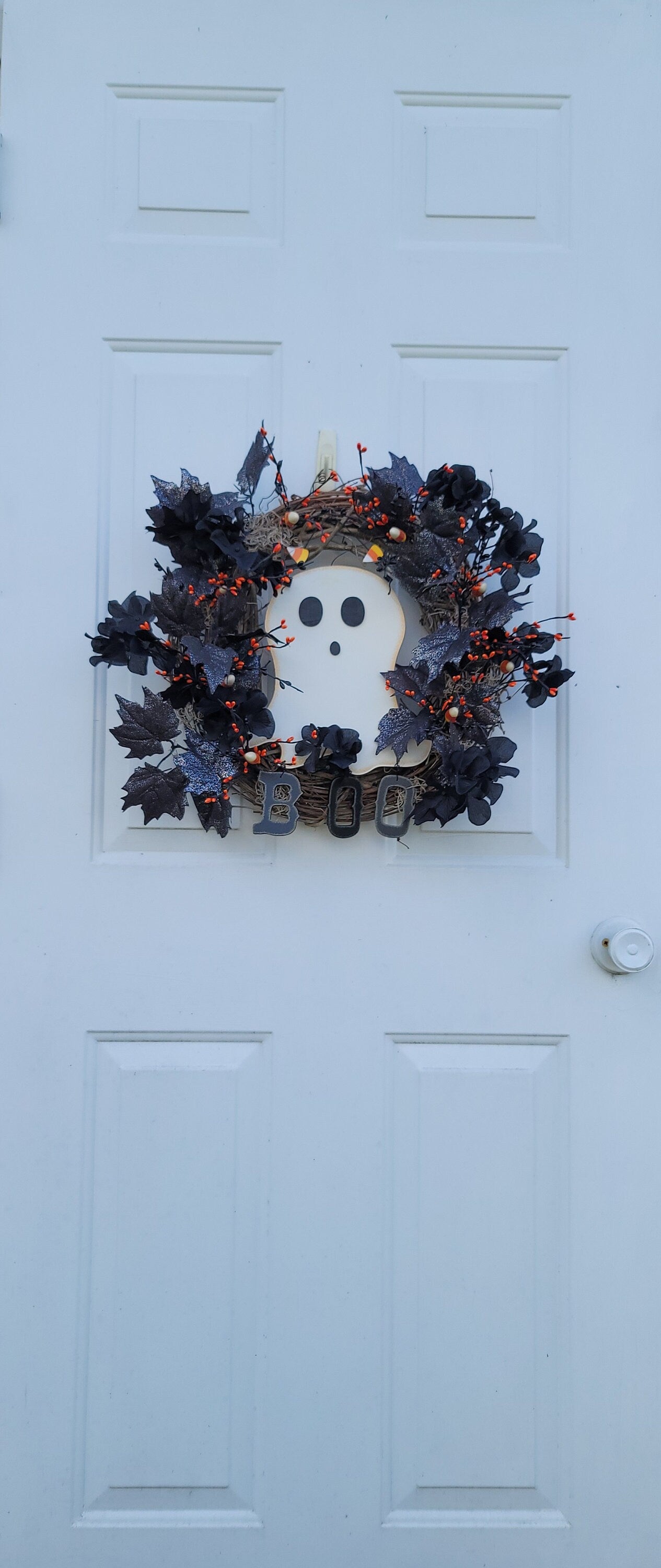 Halloween Wreath ~ Boo