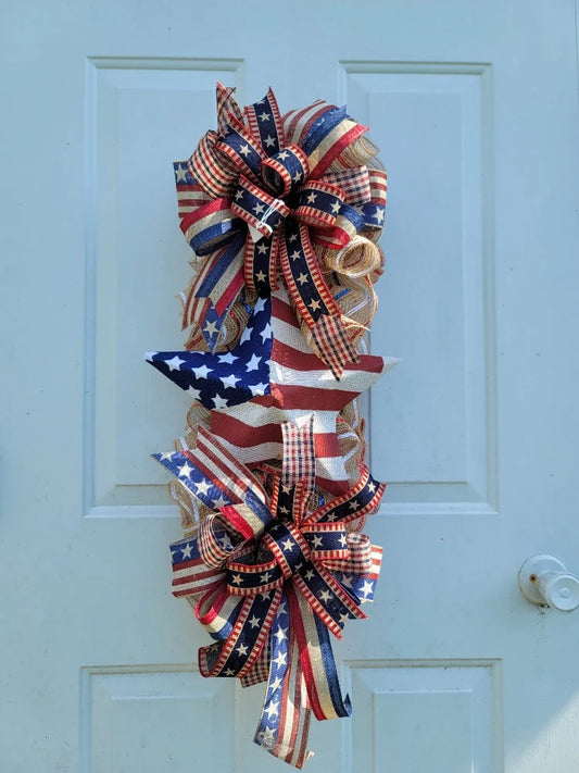 Patriotic Wreath/Swag ~ USA Home Décor