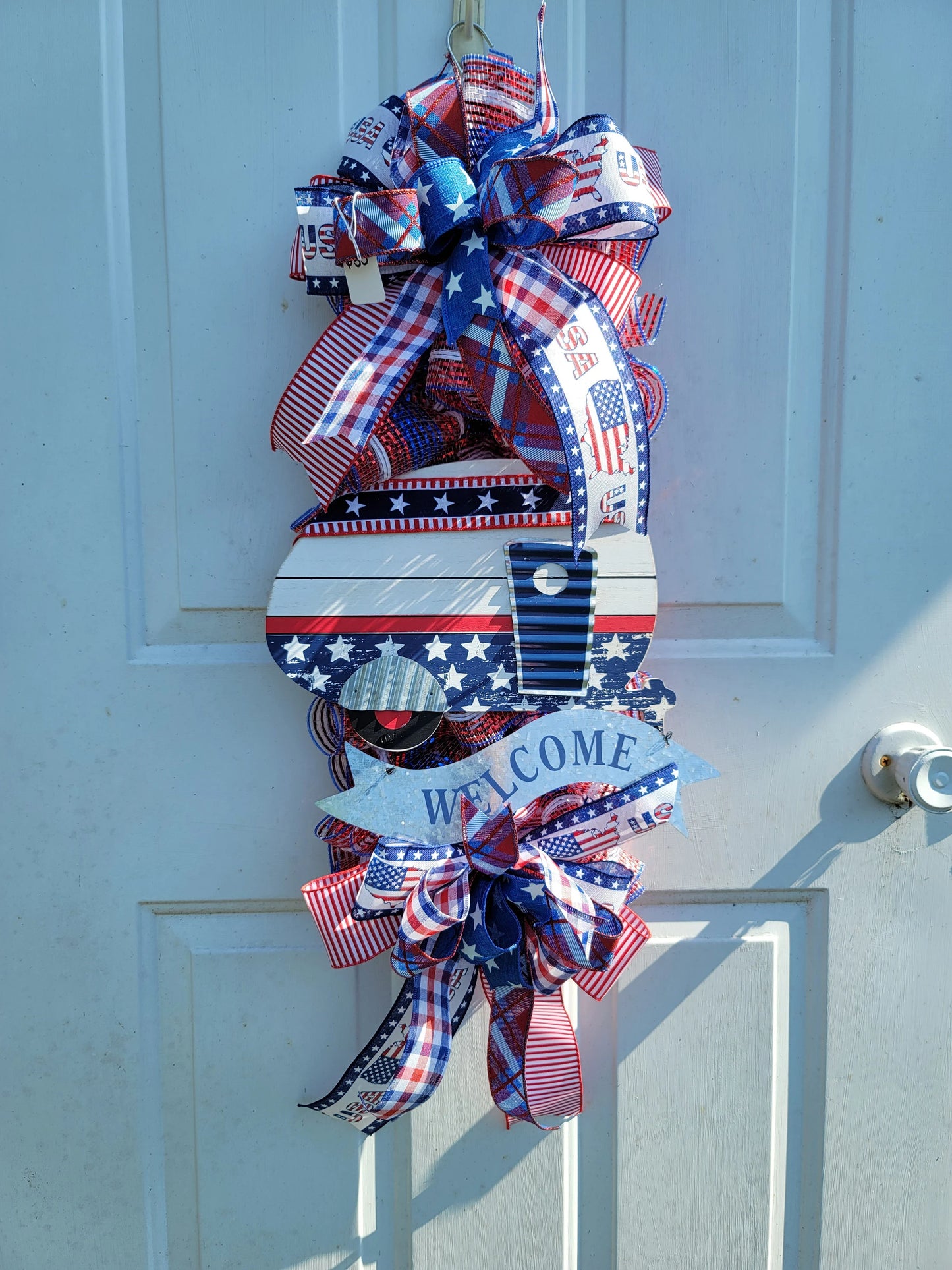 Patriotic Swag/Wreath ~ Camping in Style