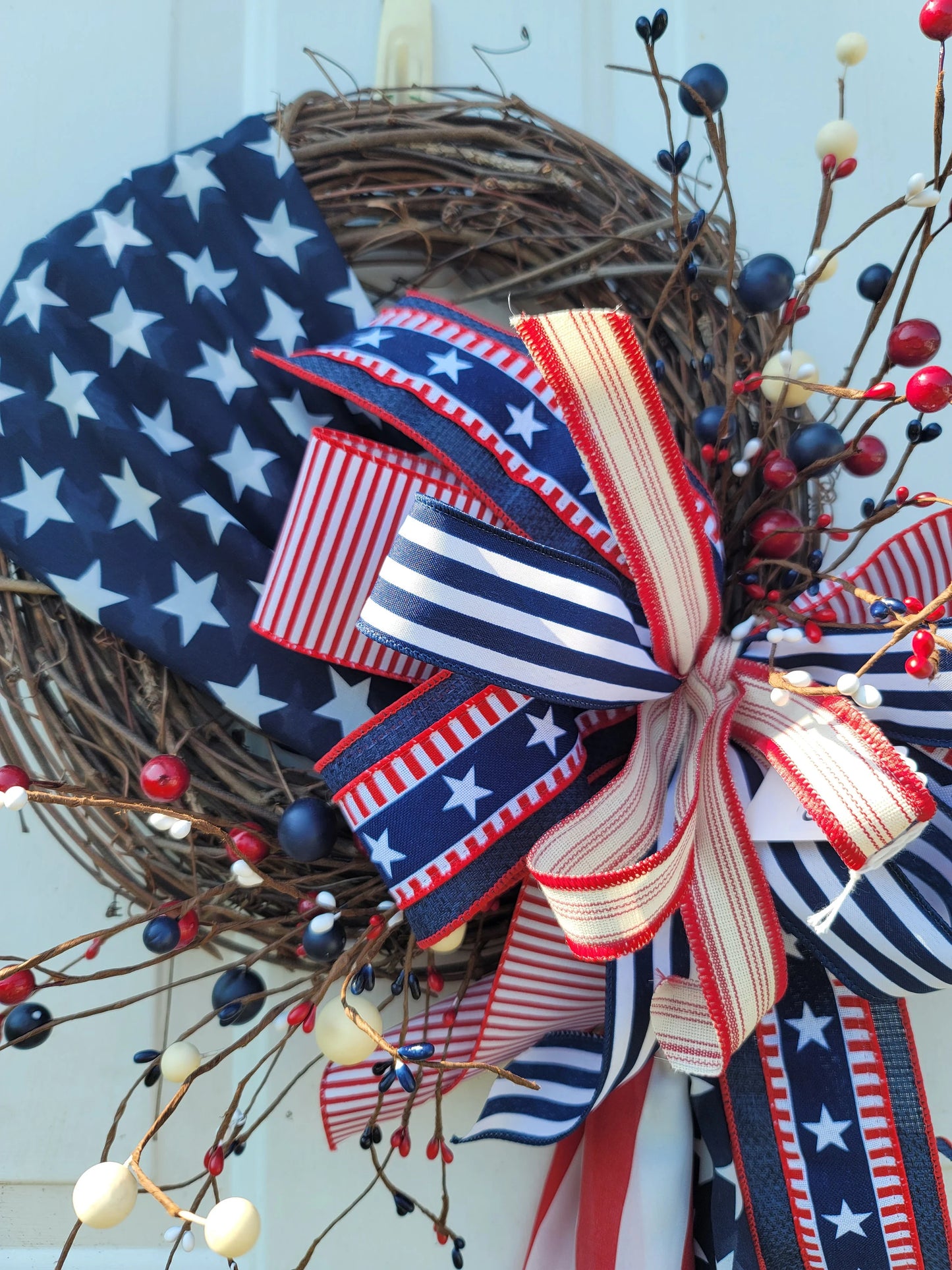 Patriotic Wreath ~ USA Home Décor