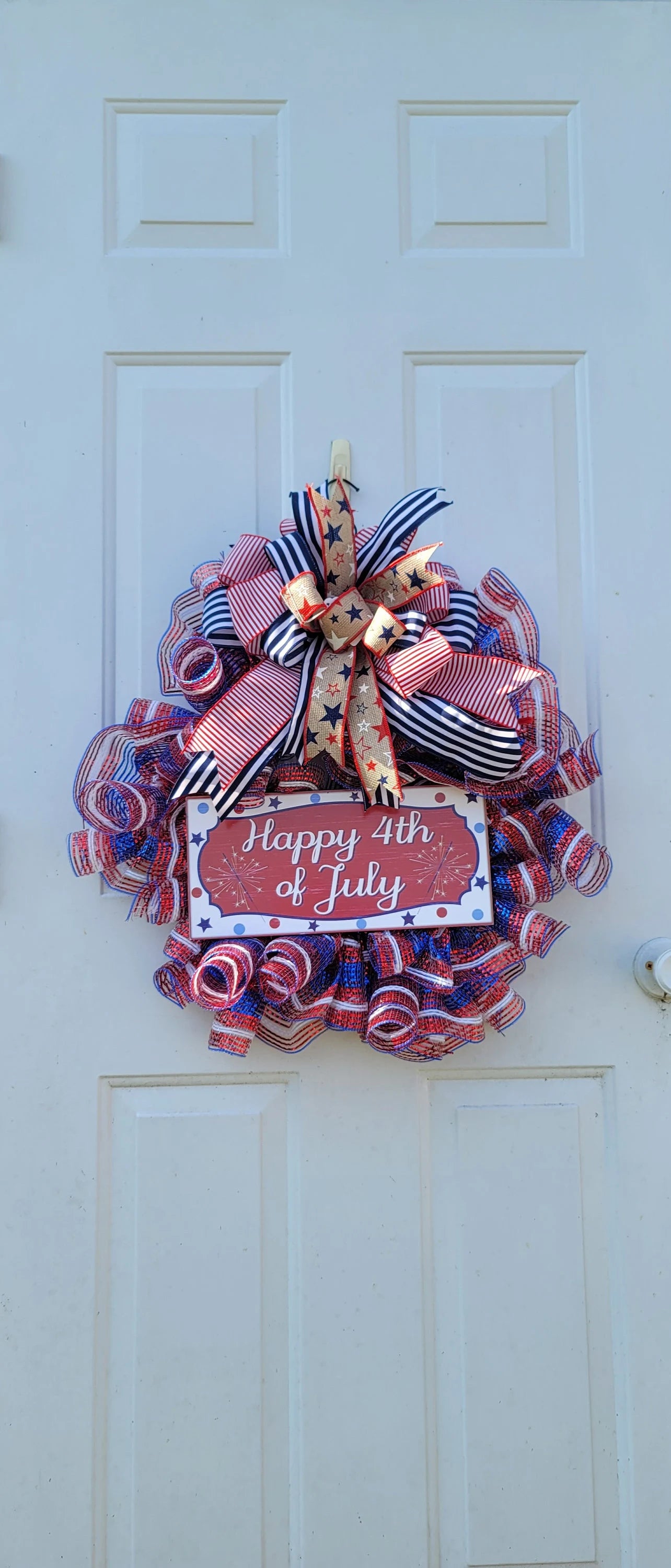 Patriotic Wreath ~ Happy 4th of July