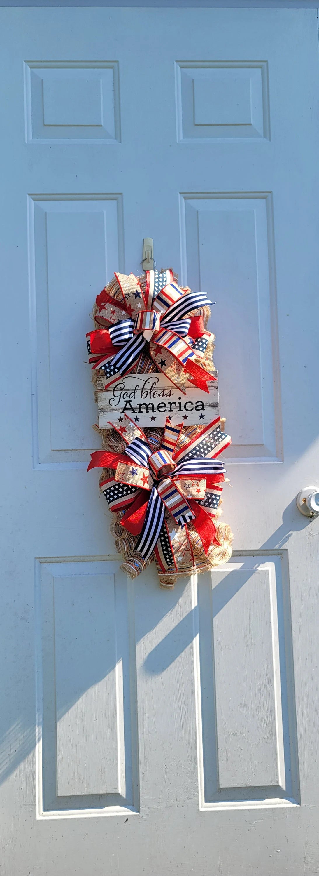 Patriotic Swag/Wreath ~ God Bless America