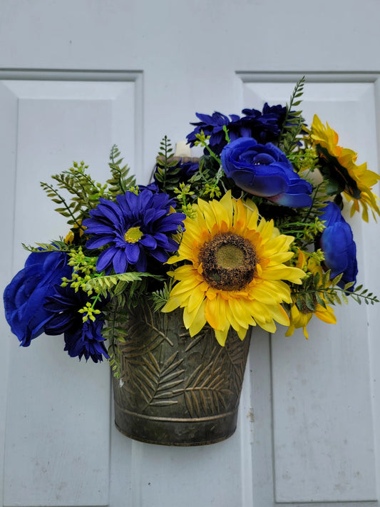 Sunflower wall/door hanger