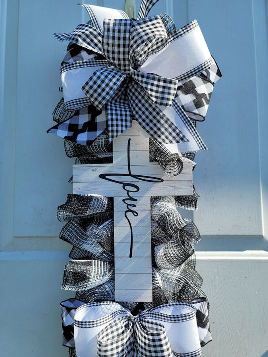 Religious Swag/Wreath ~ LOVE