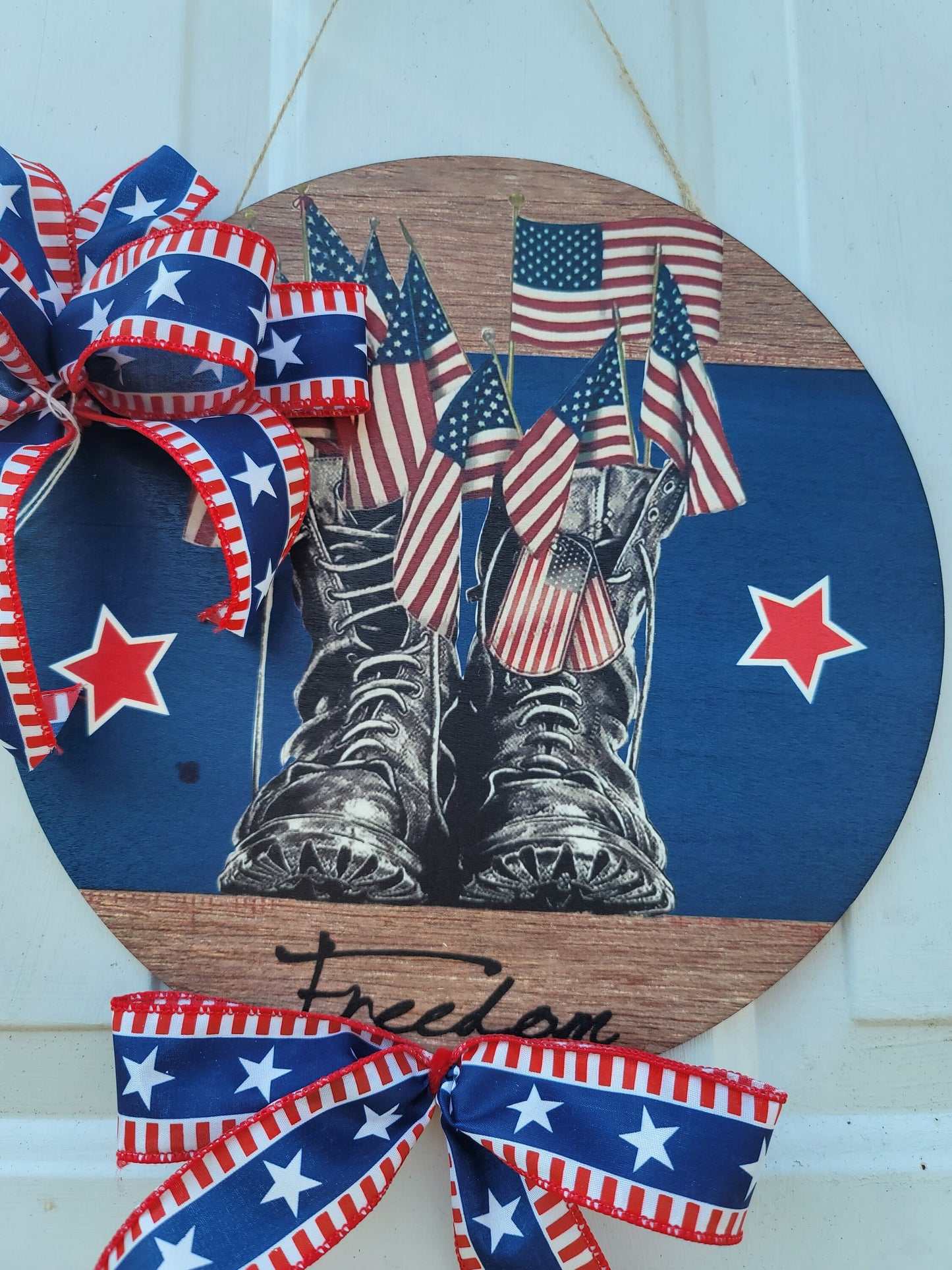 Patriotic sign door/wall hanger ~ Freedom