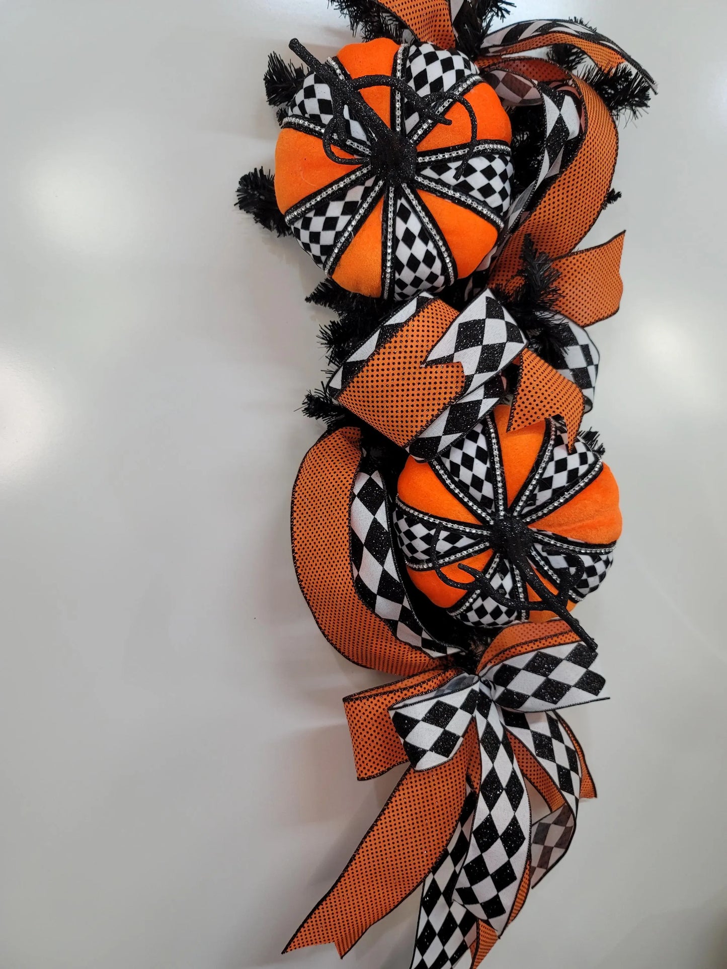 Pumpkin Wreath/Swag ~ Fall ~ Halloween Home Décor