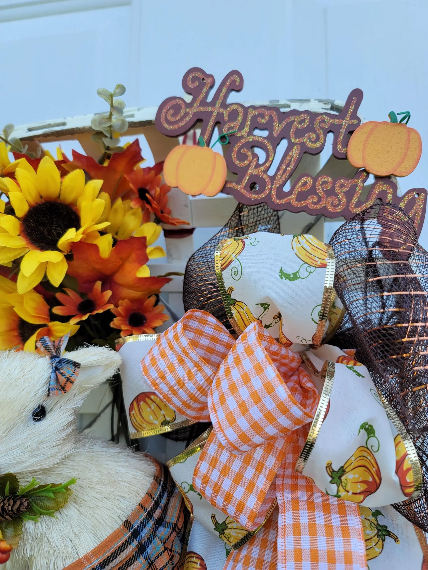 Fall Time Piggy wall/door hanger