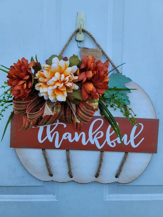 Pumpkin Welcome Sign
