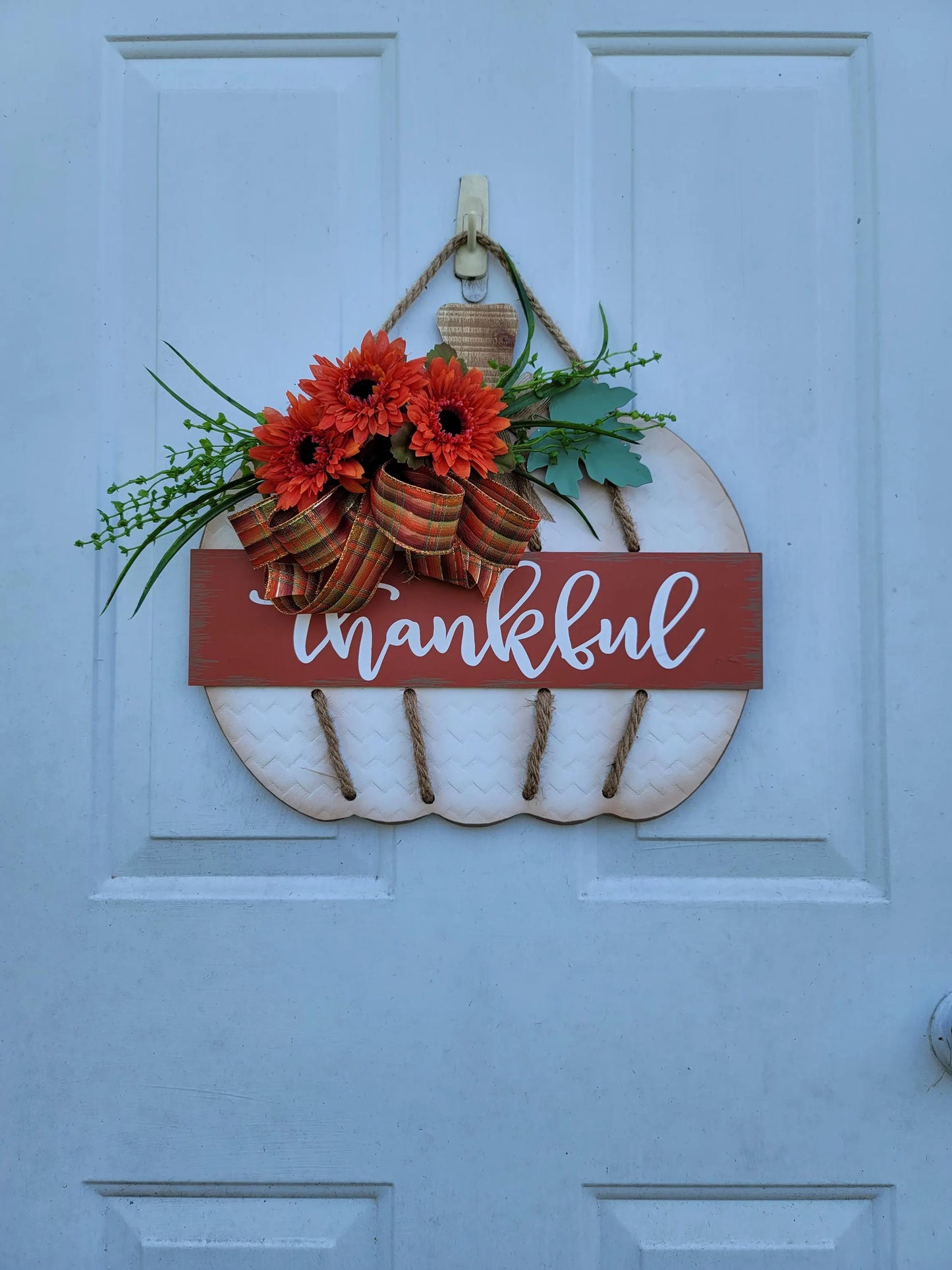 Pumpkin Sign ~ Thankful