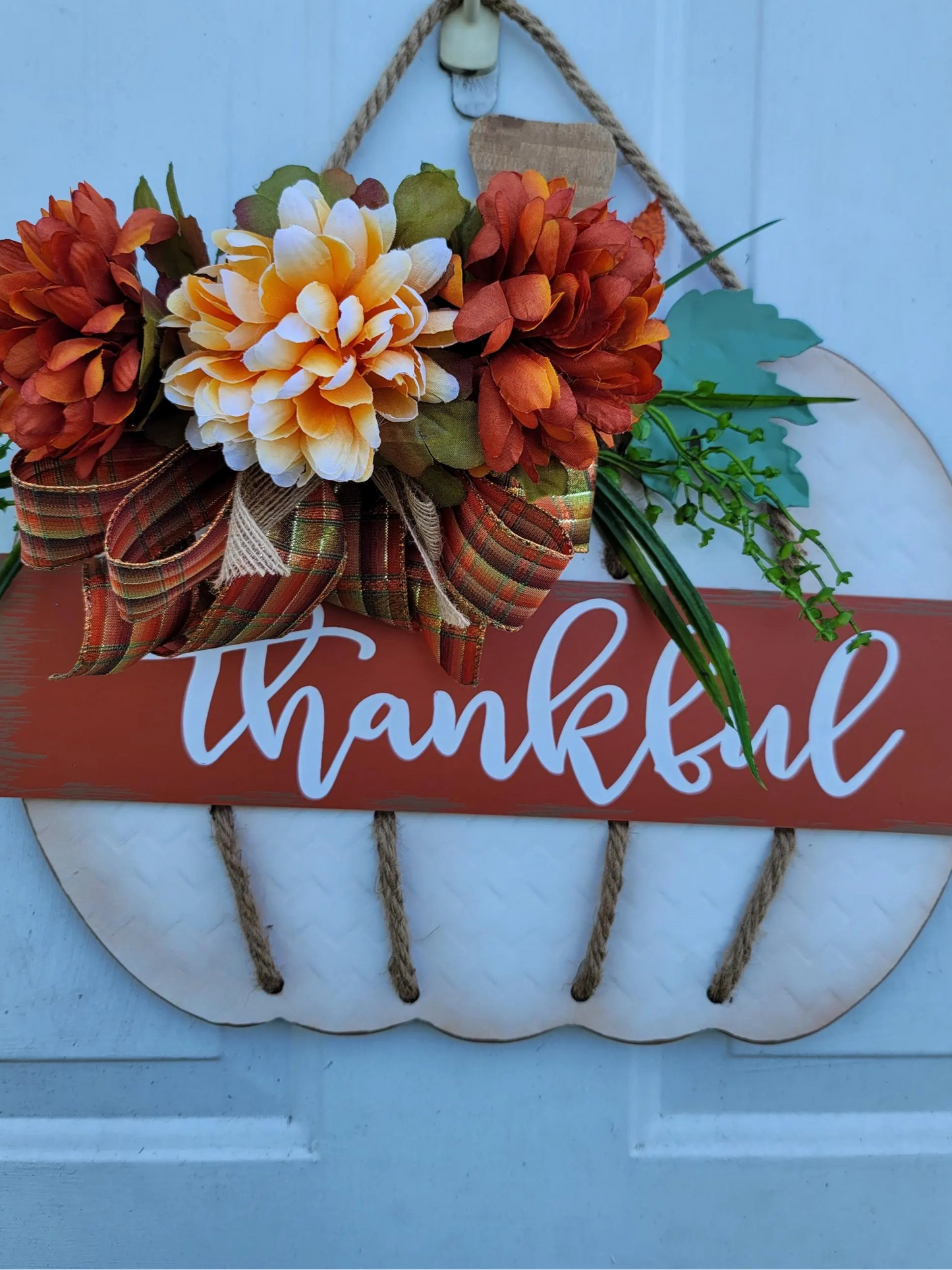 Pumpkin Welcome Sign
