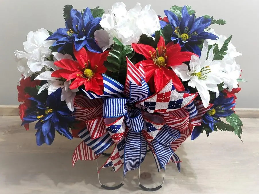 Memorial Flowers ~ Gravesite arrangements