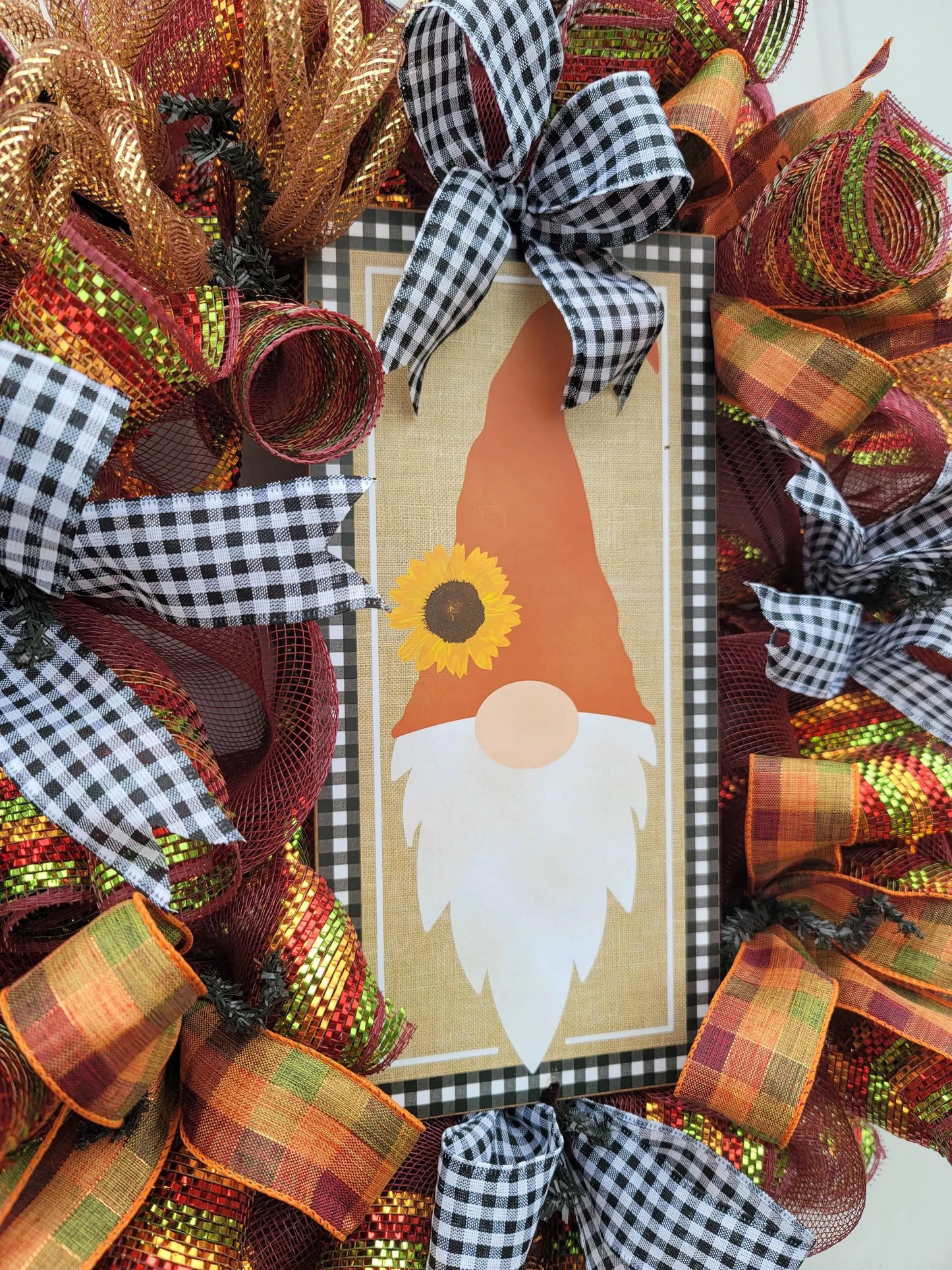 Gnome Fall Wreath