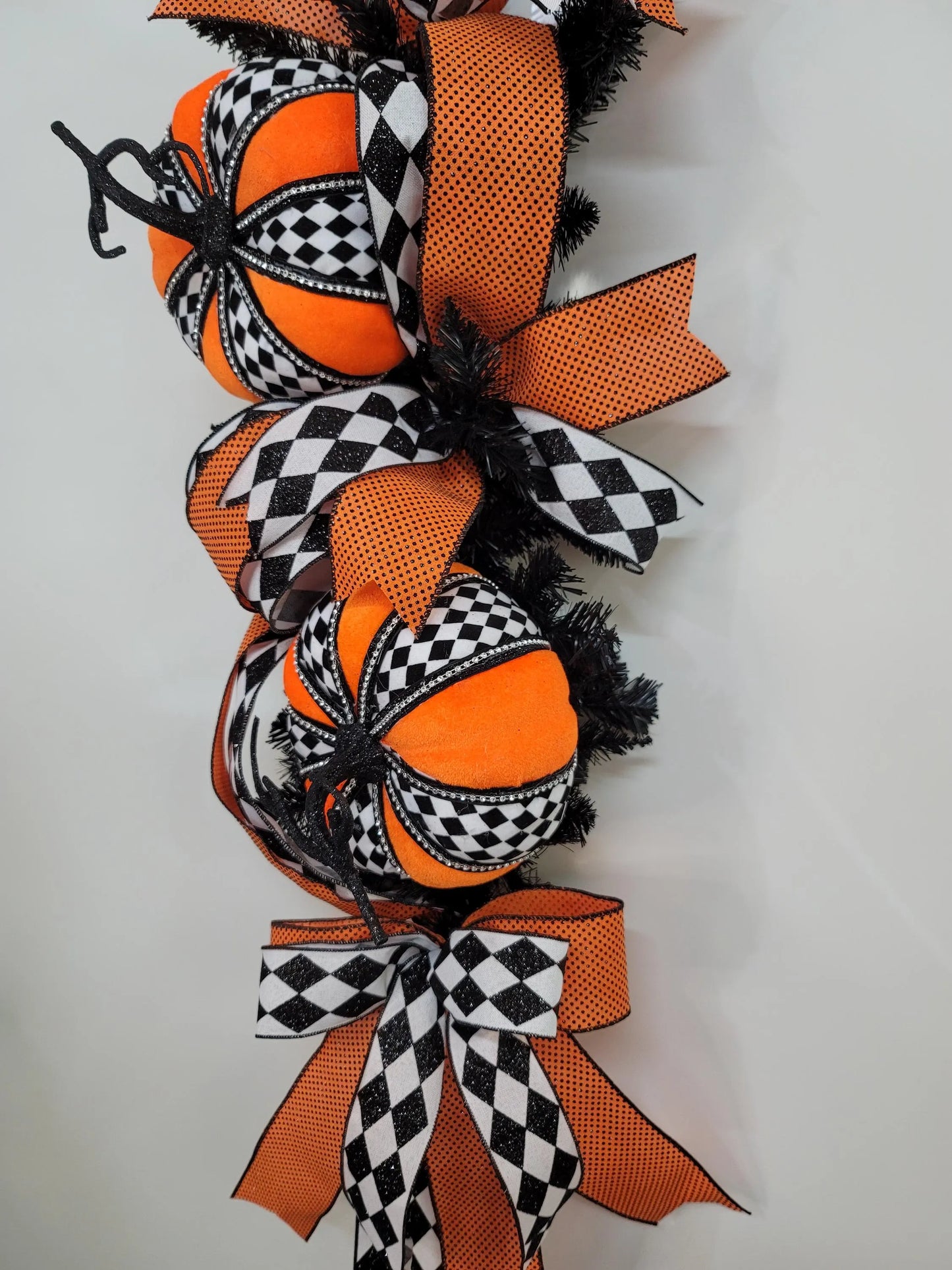 Pumpkin Wreath/Swag ~ Fall ~ Halloween Home Décor
