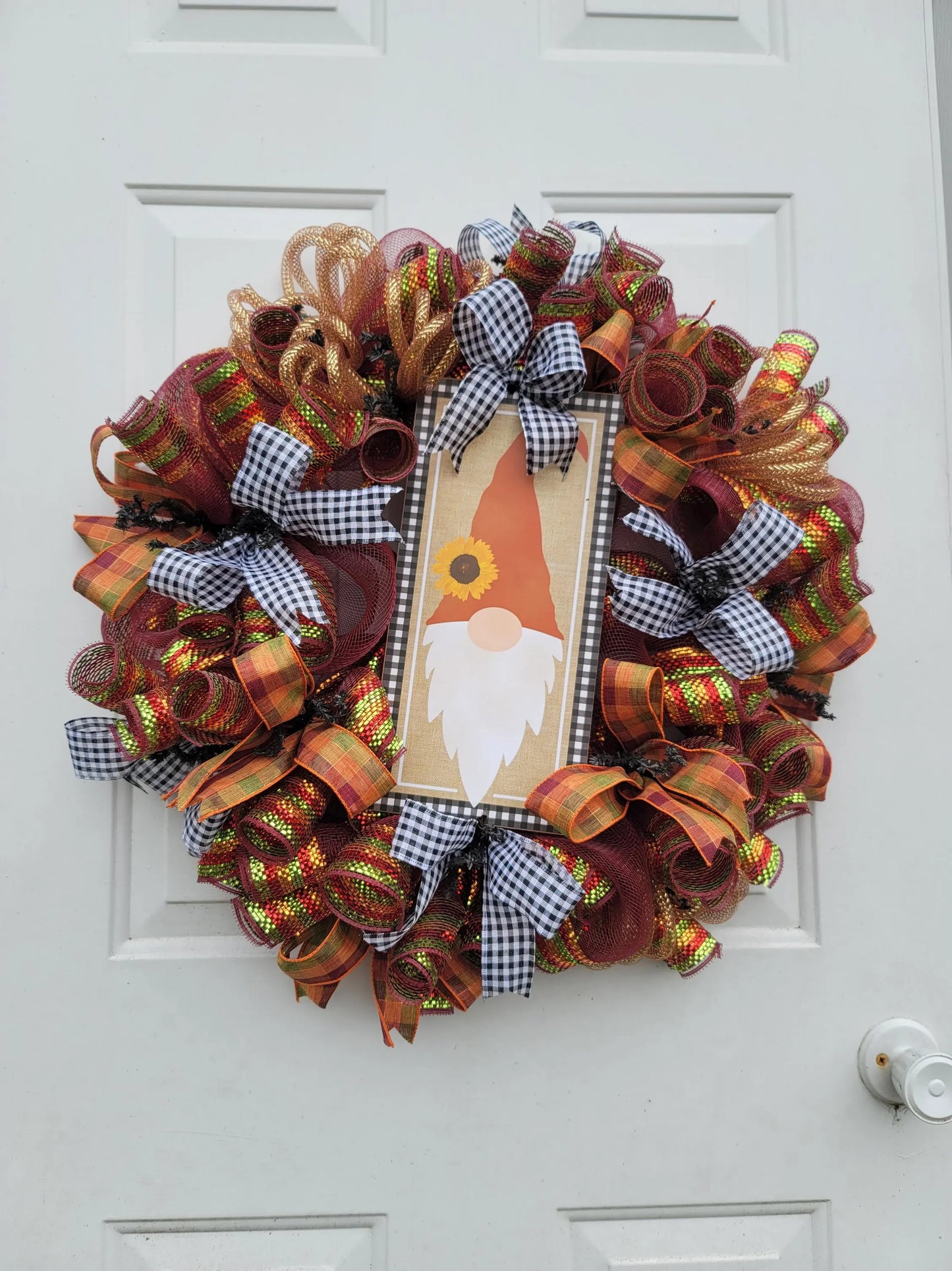 Gnome Fall Wreath