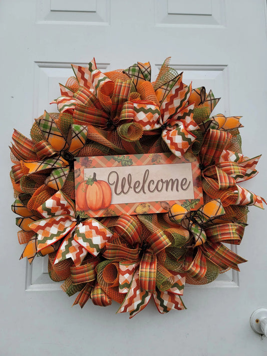 Fall Welcome Wreath